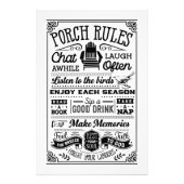 Veranda regels foto afdruk (Voorkant)