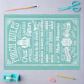 Veranda regels tissuepapier (Craft)