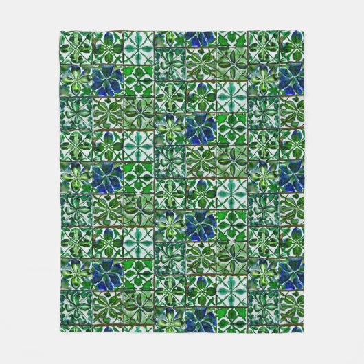 Veranda Verde Fleece Deken (Voorkant)