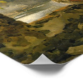 Verandah met wijnstokken, 1828 poster (Hoek)