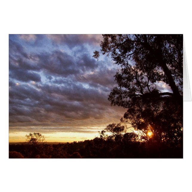 Verandah Uitzichten Kaart (Voorkant Horizontaal)