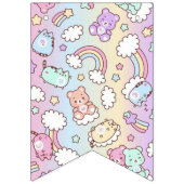 Verander Afbeelding Schattige Beer Verjaardag Vlaggetjes (Derde vlag)