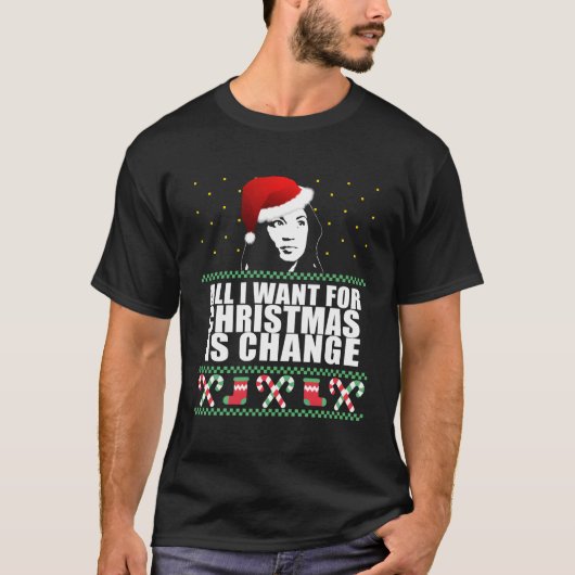 Verander Alexandria Ocasiocortez AOC Lelijke Trui  T-shirt (Voorkant)