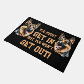 Verander alle tekst, je kunt binnenkomen, maar nie deurmat (Schuin)