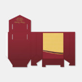 Verander ALLE tekst Organisatie Kerstfeest Bedankdoosjes (Uitgevouwen)