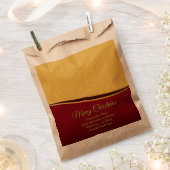 Verander ALLE tekst Organisatie Kerstfeest Bedankzakje (Geknipt)