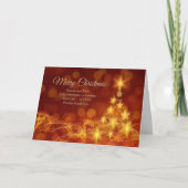 Verander ALLE Tekst, Organisatie Kerstgroet  Kaart (Voorkant)