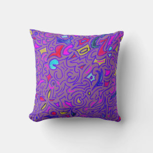 Verander de Abstracte Kleur Kussen