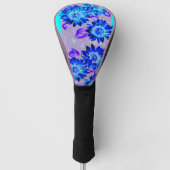 Verander de achtergrondkleur van zonnebloemen golfheadcover (Voorkant)