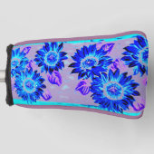 Verander de achtergrondkleur van zonnebloemen golfheadcover (Voorkant)