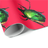 Verander de Beetel van de Kleur Scarab Cadeaupapier (Rol Hoek)