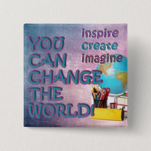 Verander de Button van de Wereld. Inspiratie is bi (Voorkant)