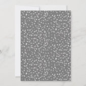 Verander de datum 25ste verjaardag Zilveren harten Kaart (Achterkant)