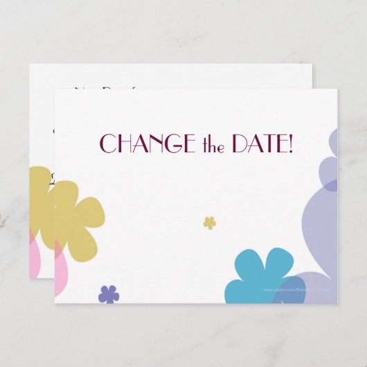 Verander de datum 90ste verjaardag aankondiging (Voorkant / Achterkant)