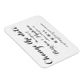 Verander de Datum, de Aankondiging van de Kalligra Magneet (Rechterzijde)