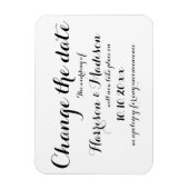 Verander de Datum, de Aankondiging van de Kalligra Magneet (Verticaal)