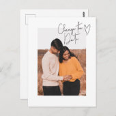 Verander de Datum Eenvoudige Uitstel van de Foto v Briefkaart (Voorkant / Achterkant)