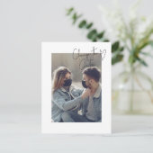 Verander de Datum Eenvoudige Uitstel van de Foto v Briefkaart (Staand voorkant)