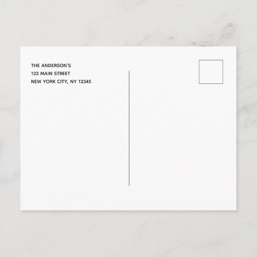 Verander de datum Eucalyptus Groen Uitgesteld Aankondigingskaart (Achterkant)