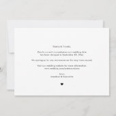 Verander de Datum Foto van het handschrift Zelfde Save The Date (Achterkant)