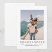 Verander de datum fotokaart kaart (Voorkant / Achterkant)