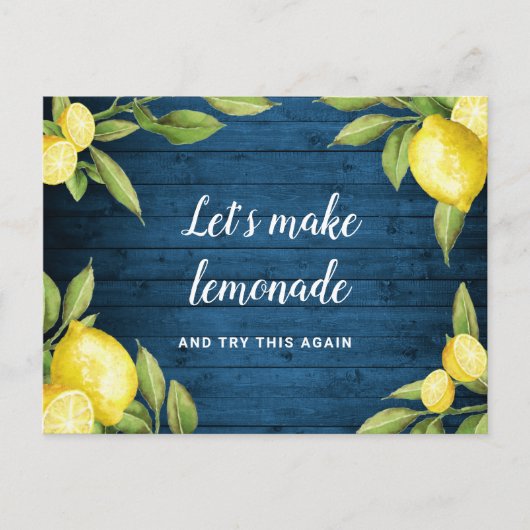 Verander de datum Geannuleerd evenement uitgesteld Briefkaart (Voorkant)