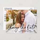 Verander de Datum Handgeschreven de Foto van het M Briefkaart (Voorkant / Achterkant)