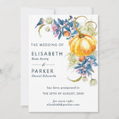 Verander de datum herfsttrouw aankondiging (Voorkant)