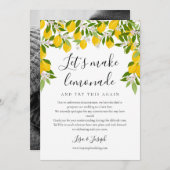 Verander de Datum Lemons Postponed Geannelleerde F Kaart (Voorkant / Achterkant)