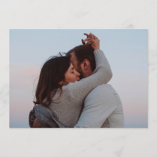 Verander de Datum MultiFoto QR CODE Save The Date (Achterkant)