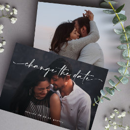 Verander de Datum MultiFoto QR CODE Save The Date