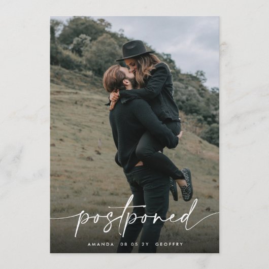 Verander de Datum QR CODE van de Foto QR Save The Date (Voorkant)