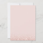Verander de datum Roze Goud Confetti Blush Roze Save The Date (Achterkant)