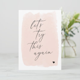 Verander de datum | Roze waterkleur kaart