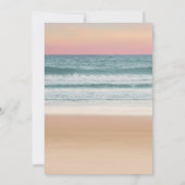 Verander De Datum Strand Bestemming Trouwen Save The Date (Achterkant)