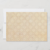 Verander de Datum toevoegen Foto Wedding Brown Par Save The Date (Achterkant)