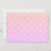 Verander de Datum toevoegen het Roze Geperkamde va Save The Date (Achterkant)