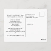 Verander de Datum toevoegen Uw Eigen Afbeelding Briefkaart (Achterkant)