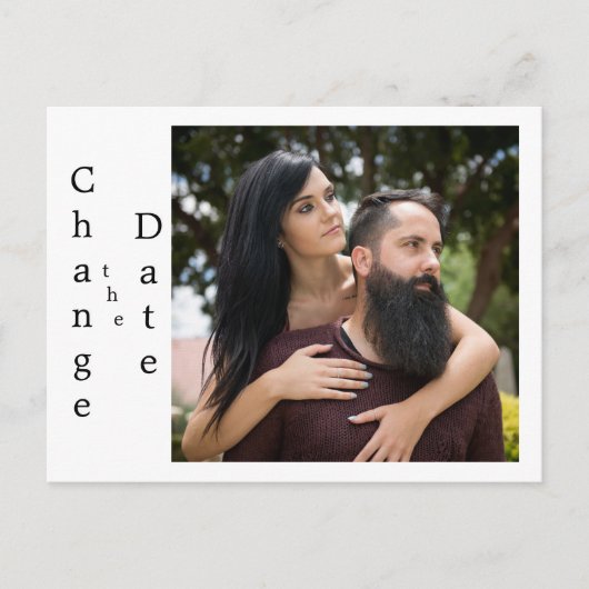 Verander de Datum toevoegen Uw Eigen Afbeelding Briefkaart (Voorkant)