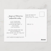 Verander de Datum toevoegen Uw Eigen Afbeelding Briefkaart (Achterkant)