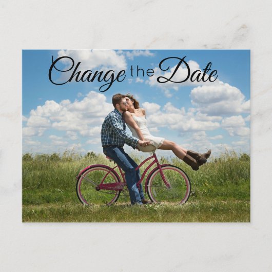 Verander de Datum toevoegen Uw Eigen Afbeelding Briefkaart (Voorkant)