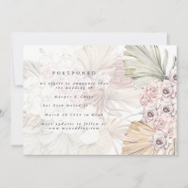 Verander de datum Tropische Pampas die de datum wo Save The Date