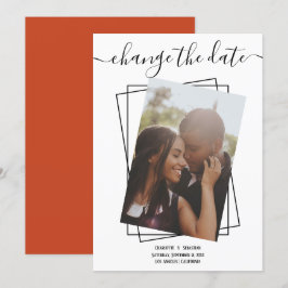 Verander de Datum Typografie van de Berichten Kaar Save The Date
