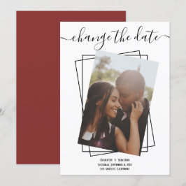 Verander de Datum Typografie van de Berichten Kaar Save The Date