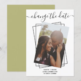 Verander de Datum Typografie van de Berichten Kaar Save The Date
