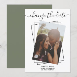 Verander de Datum Typografie van de Berichten Kaar Save The Date