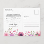 Verander de datum uitgesteld geannuleerd evenement briefkaart (Achterkant)