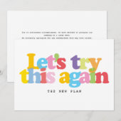 Verander de datum uitgesteld geannuleerde gebeurte kaart (Voorkant / Achterkant)