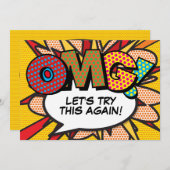 Verander de datum Uitgesteld Nieuw Plan Modern Fun Kaart (Voorkant / Achterkant)