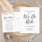 Verander de Datum Uitgesteld Wij doen opnieuw Aankondigingskaart